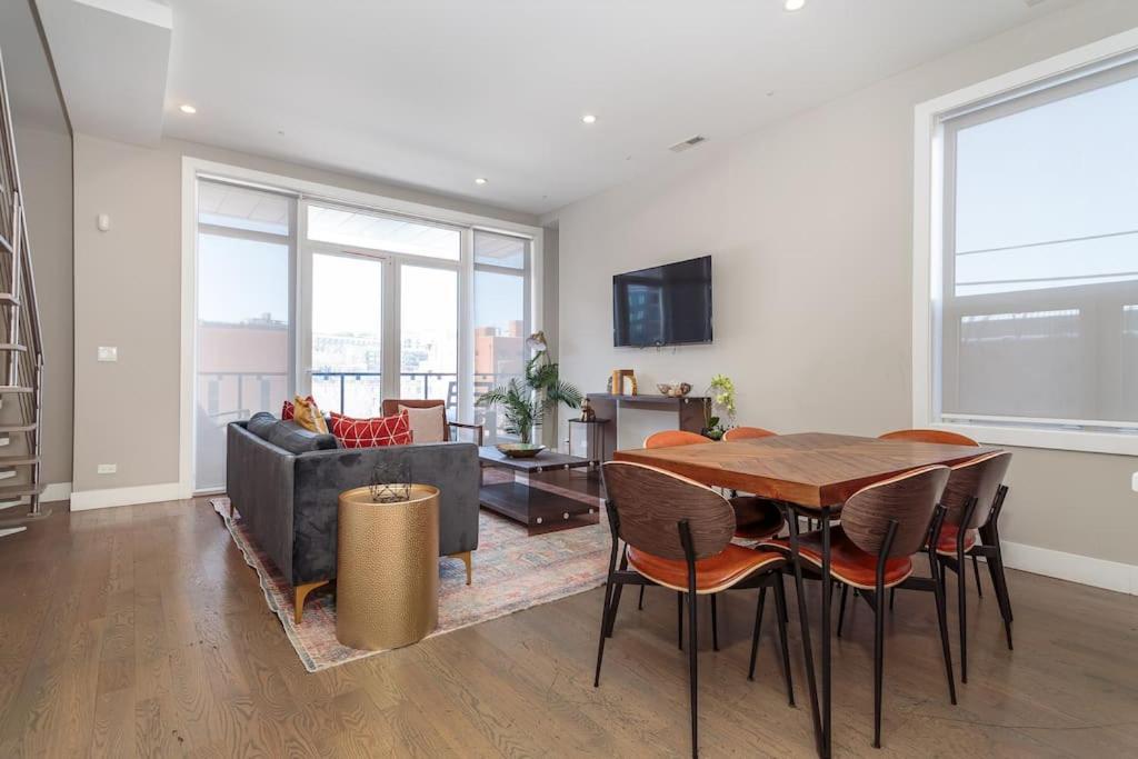 Willa Breathtaking Downtown Penthouse A - Sleeps 11 Chicago Zewnętrze zdjęcie